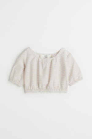 HM  Shirt mit Puffärmeln