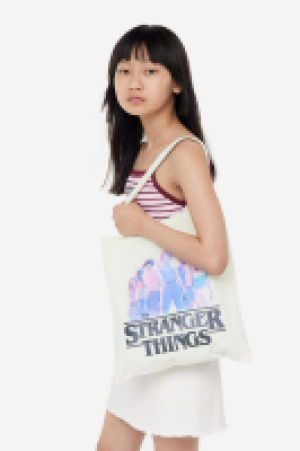 HM  Bedruckter Shopper aus Canvas