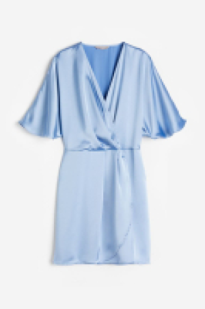 HM  Wickelkleid aus Satin