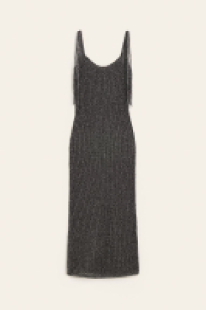 Glitzerndes Kleid aus Pointellestrick