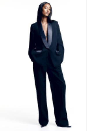 Blazer mit Schalkragen