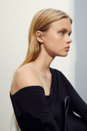 Drapierter One-Shoulder-Tangabody