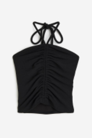 Top mit Neckholder und Tunnelzug