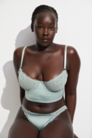 Unwattiertes Bralette aus Spitze