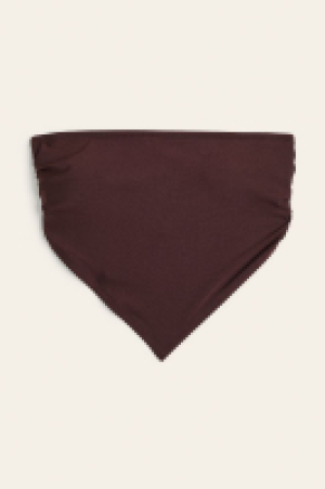 Wattiertes Bandeau-Bikinitop