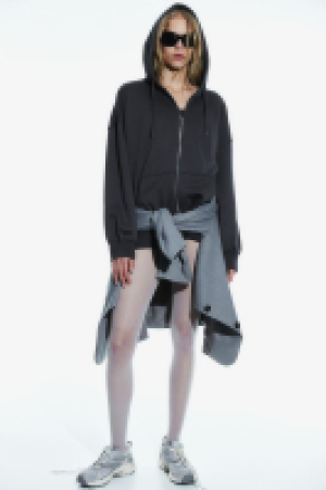 Oversized Hoodiejacke mit Zipper CHF 24.95