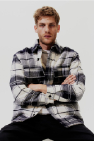 Overshirt mit Teddyfutter Regular Fit