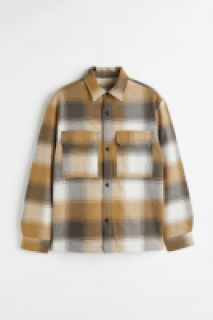 HM  Overshirt mit Teddyfutter Regular Fit
