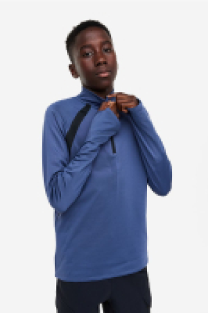 Warmes Sportshirt mit Zipper
