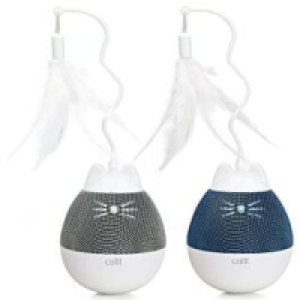 Catit Katzenspielzeug Pixi Spinner weiss-grau