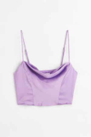Korsagen-Top aus Satin