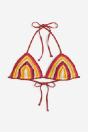 HM  Triangel-Bikinitop im Häkellook