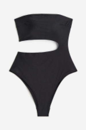 HM  Bandeau-Badeanzug High Leg