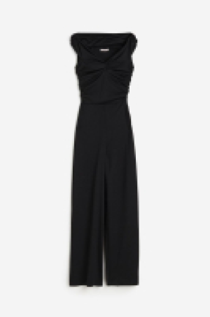 Off-Shoulder-Jumpsuit mit Twist-Detail