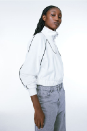 HM  Oversized Sweatshirt mit Zipper