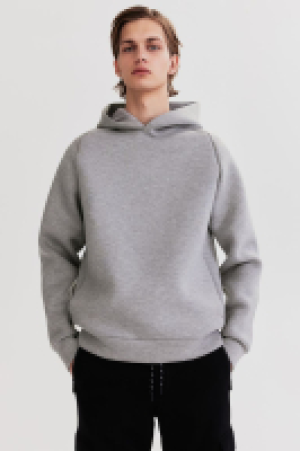 Hoodie aus Scuba in Regular Fit