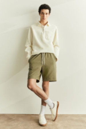 HM  Shorts mit Waffelstruktur in Regular Fit