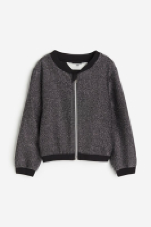 HM  Glitzernder Cardigan mit Frontreissverschluss