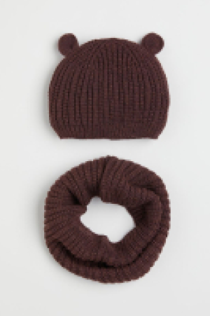 HM  2-teiliges Set mit Mütze und Schlauchschal