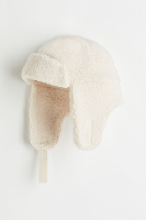 Mütze aus Teddyfleece mit Ohrenklappen