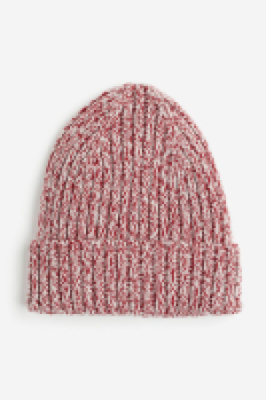 Gerippte Beanie aus Wolle