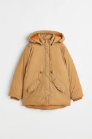 Wattierter Nylonparka