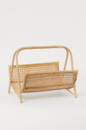 HM  Zeitungsständer aus Rattan