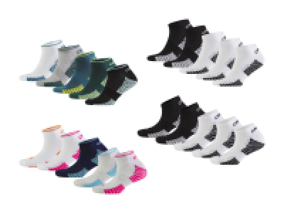 Sport-Sneakersocken, 5er 1