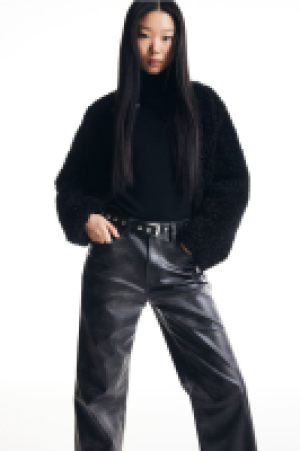90s Gerade Hose mit Coating CHF 22.95