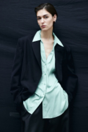 Bluse mit V-Ausschnitt