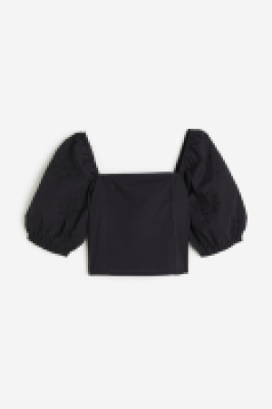 Bluse mit Puffärmeln