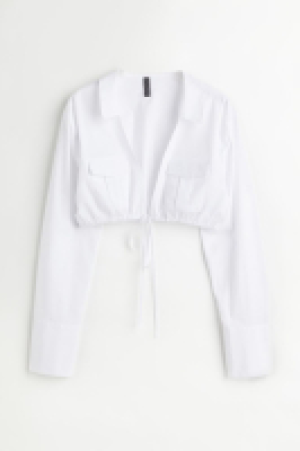 Kurze Utility-Bluse