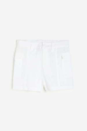 Cargoshorts aus Leinenmix