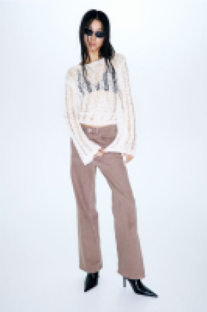 HM  Wide High Jeans
