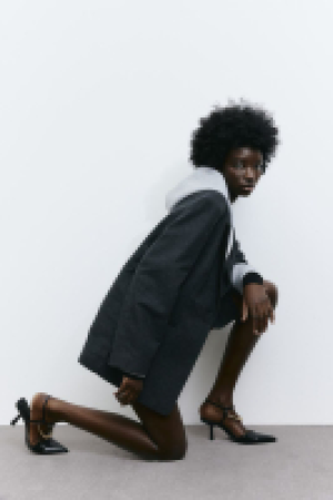 HM  Oversized Twill-Blazer