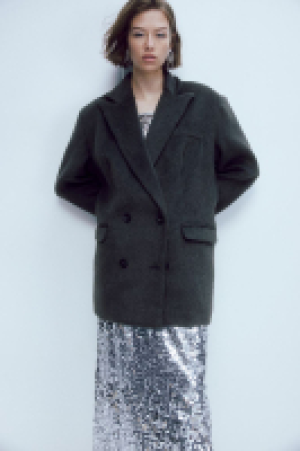 HM  Zweireihiger Blazer in Oversize-Passform