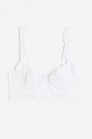 Unwattiertes Bustier aus Spitze