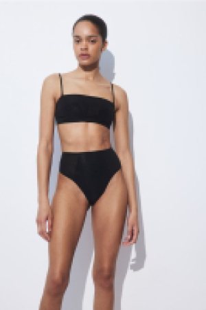 Unwattierter Bandeau-BH aus Mesh