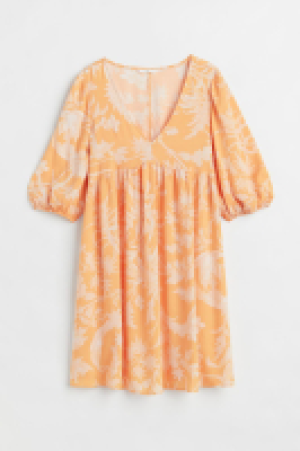 HM  MAMA Gemustertes Kleid mit Ballonärmeln