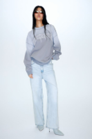 Oversized Sweatshirt mit Print