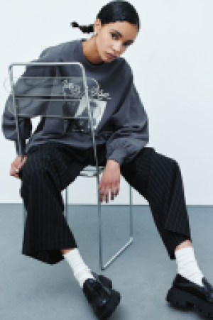 Oversized Sweatshirt mit Print