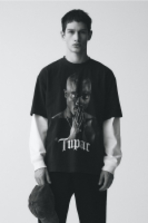 Bedrucktes T-Shirt in Loose Fit CHF 22.95