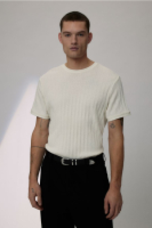 T-Shirt in Pointellestrick, Regular Fit CHF 30.95