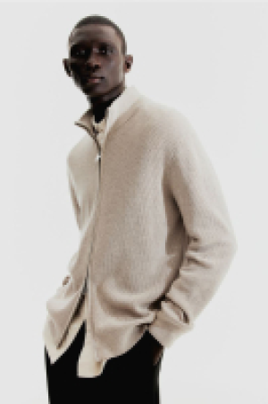 HM  Cardigan mit Zipper in Regular Fit