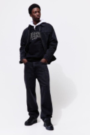 HM  Sweatshirt mit Motivstickerei in Relaxed Fit