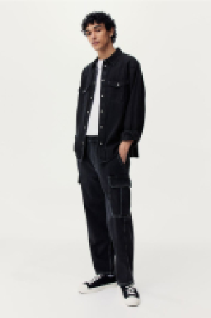Cargo-Joggpants aus Denim in Loose Fit