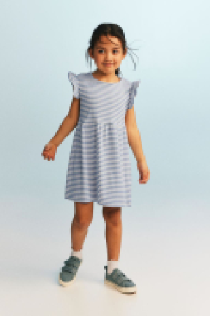 HM  Geripptes Jerseykleid
