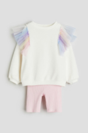 2-teiliges Set mit Sweatshirt und Radlershorts CHF 32.95