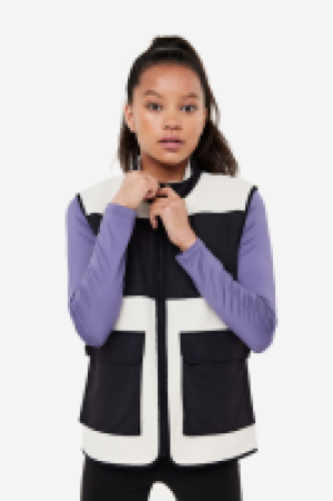 HM  Gilet aus Teddyfleece
