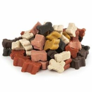 QUALIDOG Hundeleckerli Semi-Moist Mini Knochen Mix 150g
